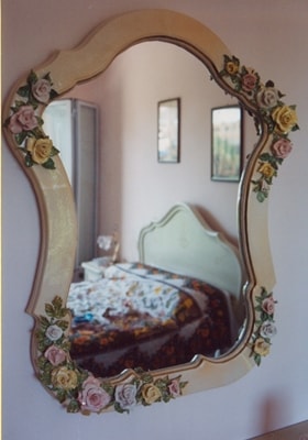 Ceramiche d-Arte di Albisola - Specchio policromo. 